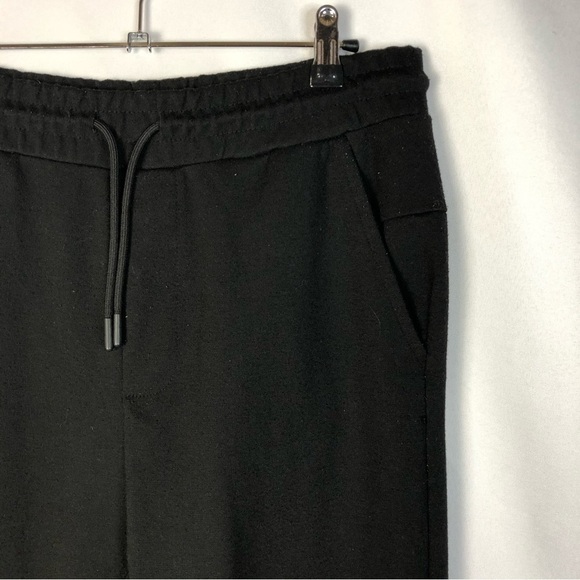 Zara Black High Rise Casual Jogger Sweatpants M - Picture 4 of 5